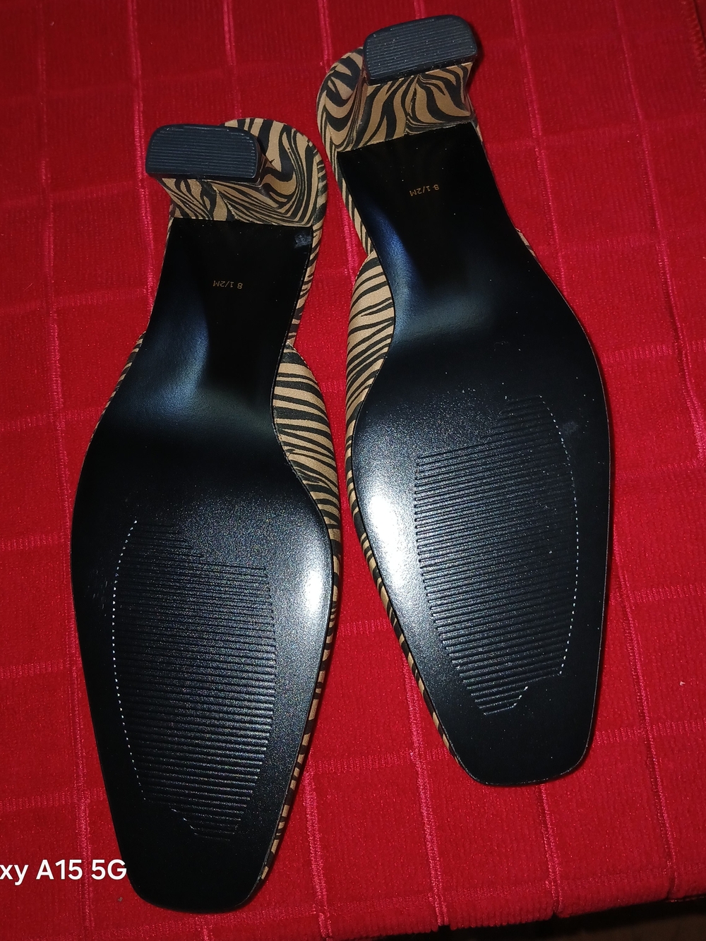 Karen Scott Black and Brown Tiger-Zebra-Print Slip-On Mules - Picture 3 of 10